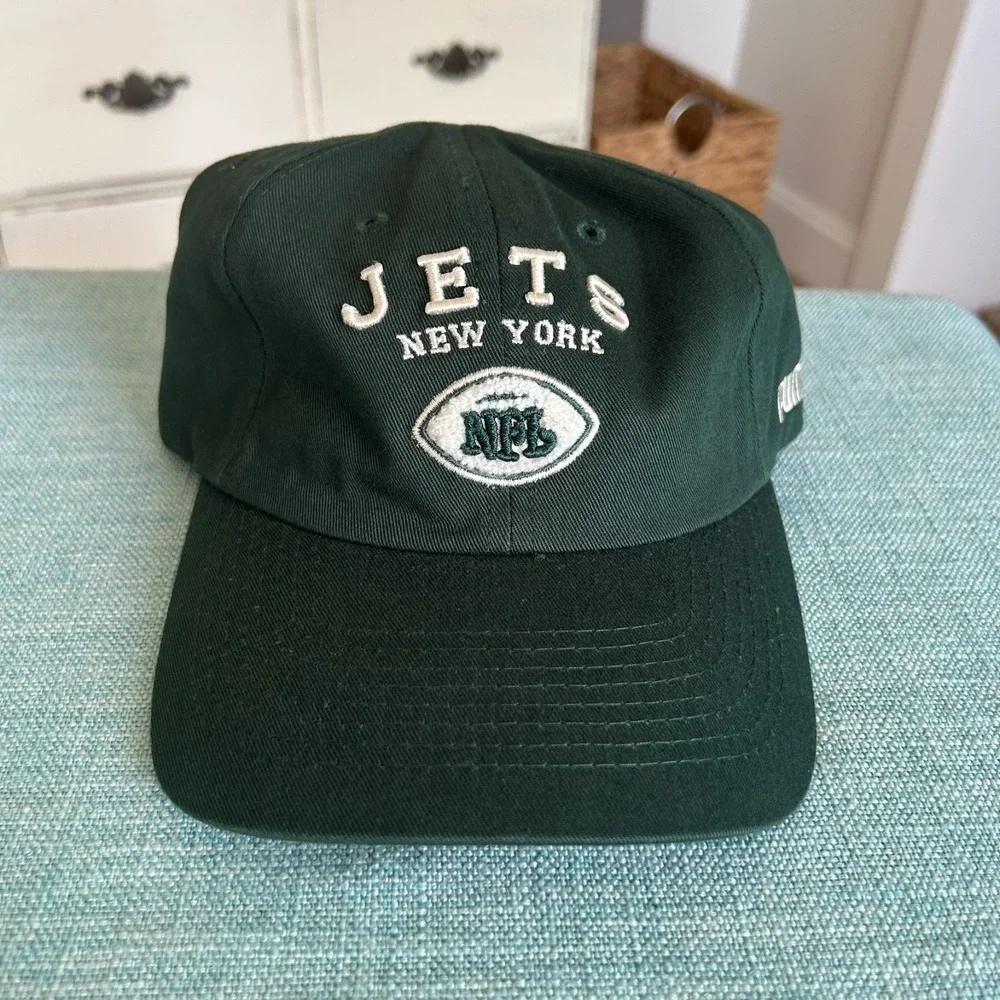 Vintage PUMA New York Jets‎ NFL Pro Line Strapback Embroidered Green Hat
